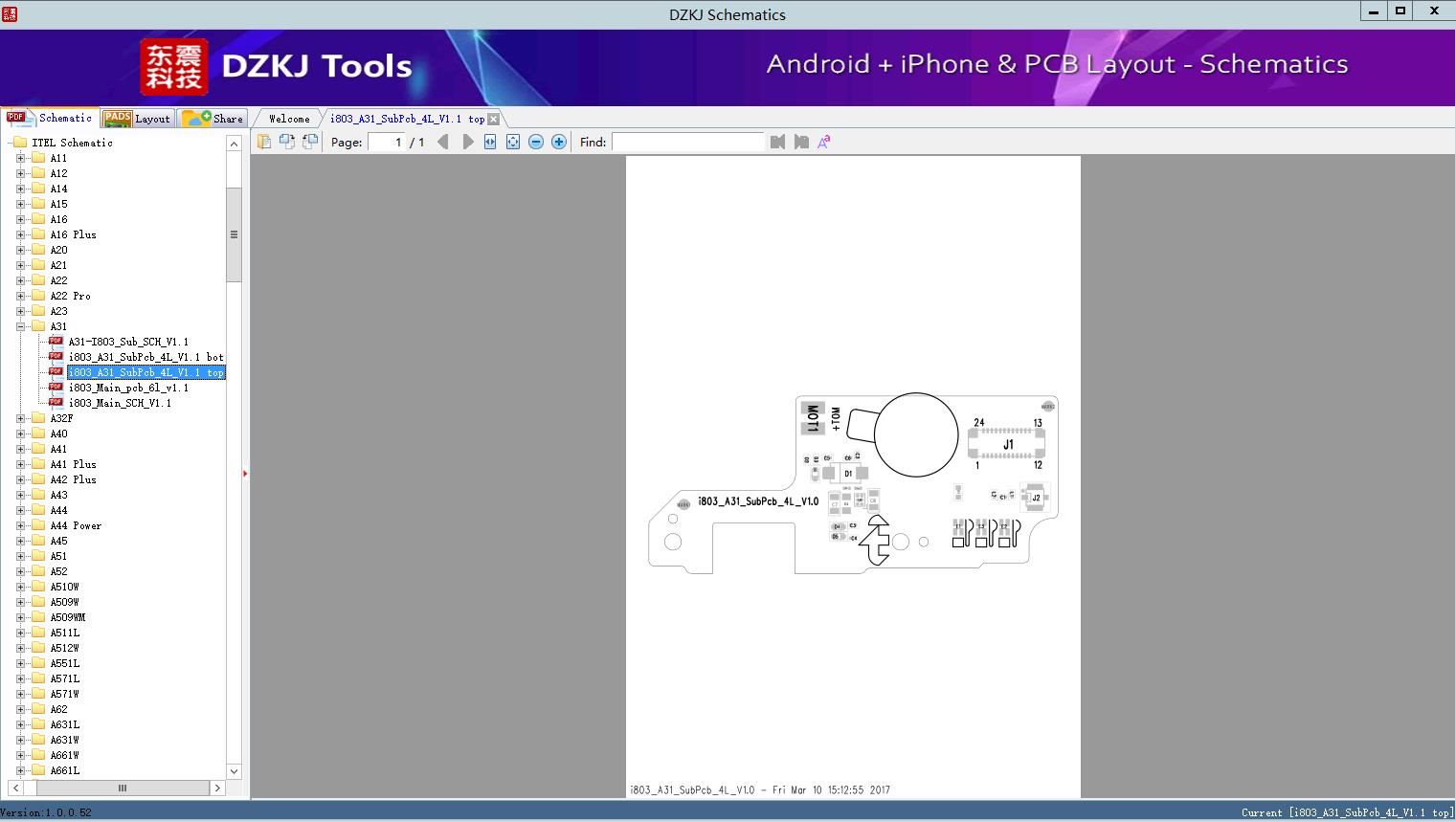 i803_A31_SubPcb_4L_V1.1 top